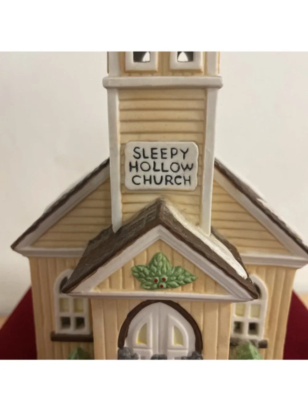 Vintage 1990 Dept 56 New England Sleepy Hollow Church In Box 5955-2